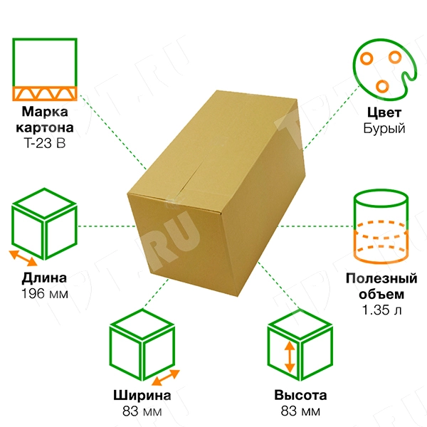 Короб К-91, 196*83*83 мм