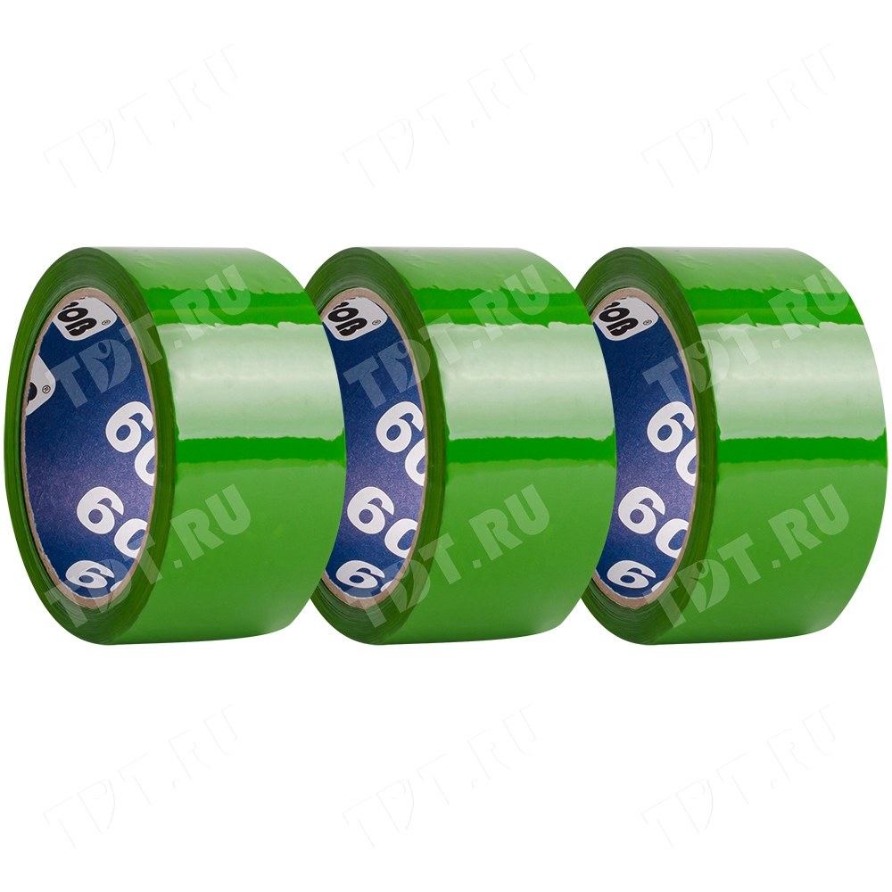 Клейкая лента зеленая Unibob®, 48мм*66м*45мкм