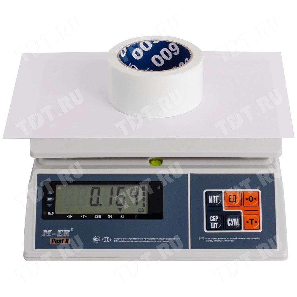 Клейкая лента белая Unibob®, 48мм*66м*45мкм