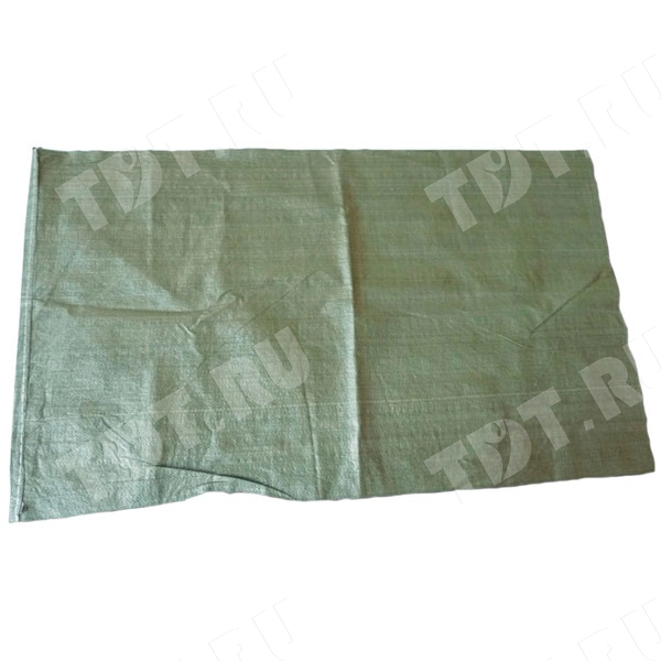 Мешок полипропиленовый для строительного мусора, зеленый, 55*95 см