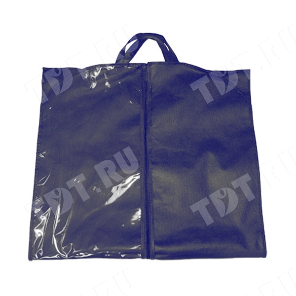 Синий чехол для хранения одежды на молнии 2D, 60*120 см