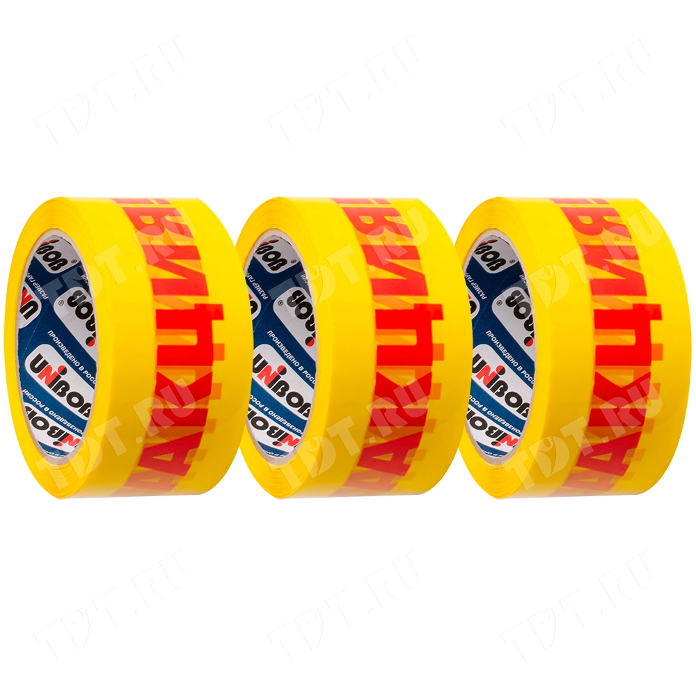 Клейкая лента с печатью «Акция», 50мм*66м*40мкм