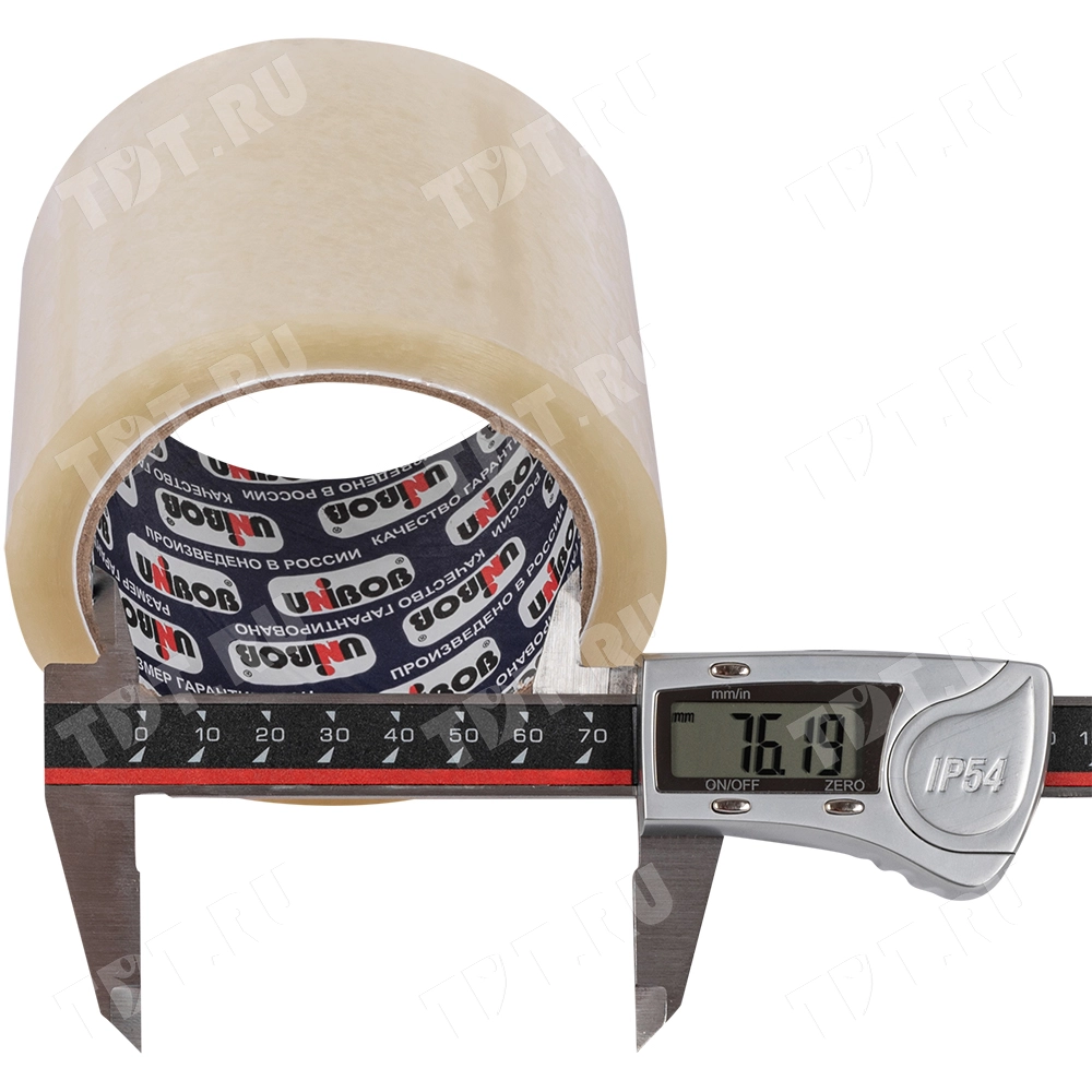 Клейкая лента прозрачная широкая Unibob®, 72мм*66м*45мкм