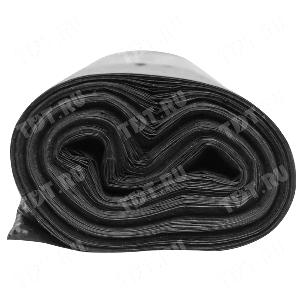 Мусорные мешки ПВД 120 литров, 70*110 см, 10 шт./рулон