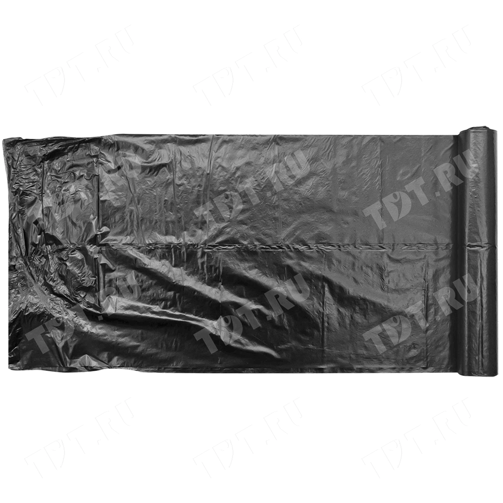 Мусорные мешки ПВД 120 литров, 70*110 см, 10 шт./рулон