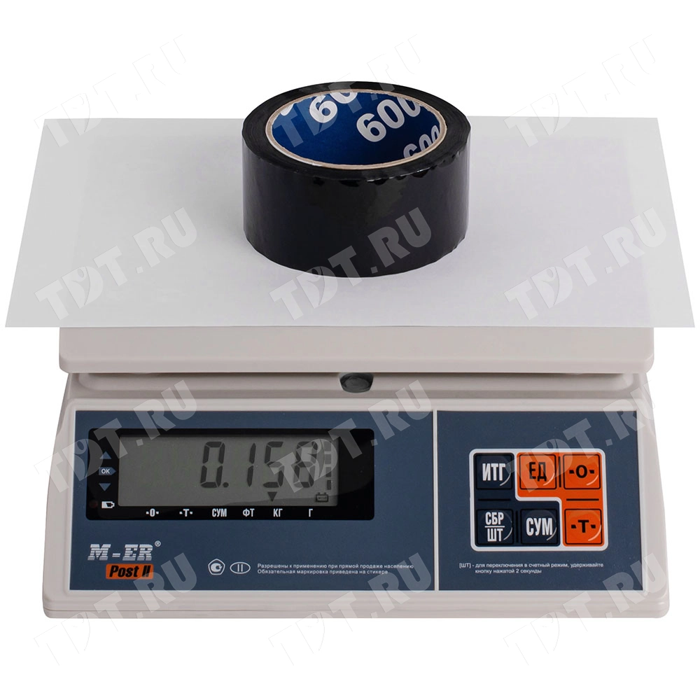 Клейкая лента черная Unibob®, 48мм*66м*45мкм