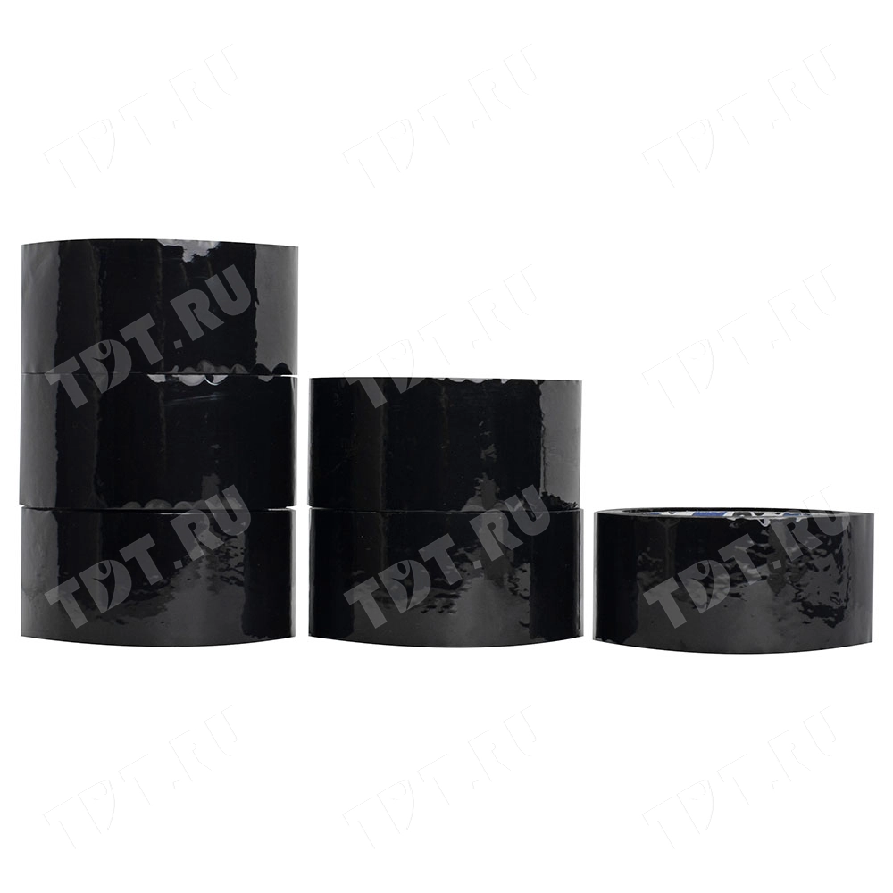 Клейкая лента черная Unibob®, 48мм*66м*45мкм