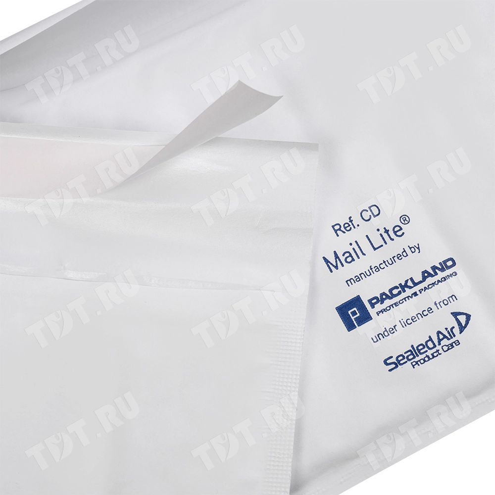 Белый крафт пакет с прослойкой, 20*17 см, CD