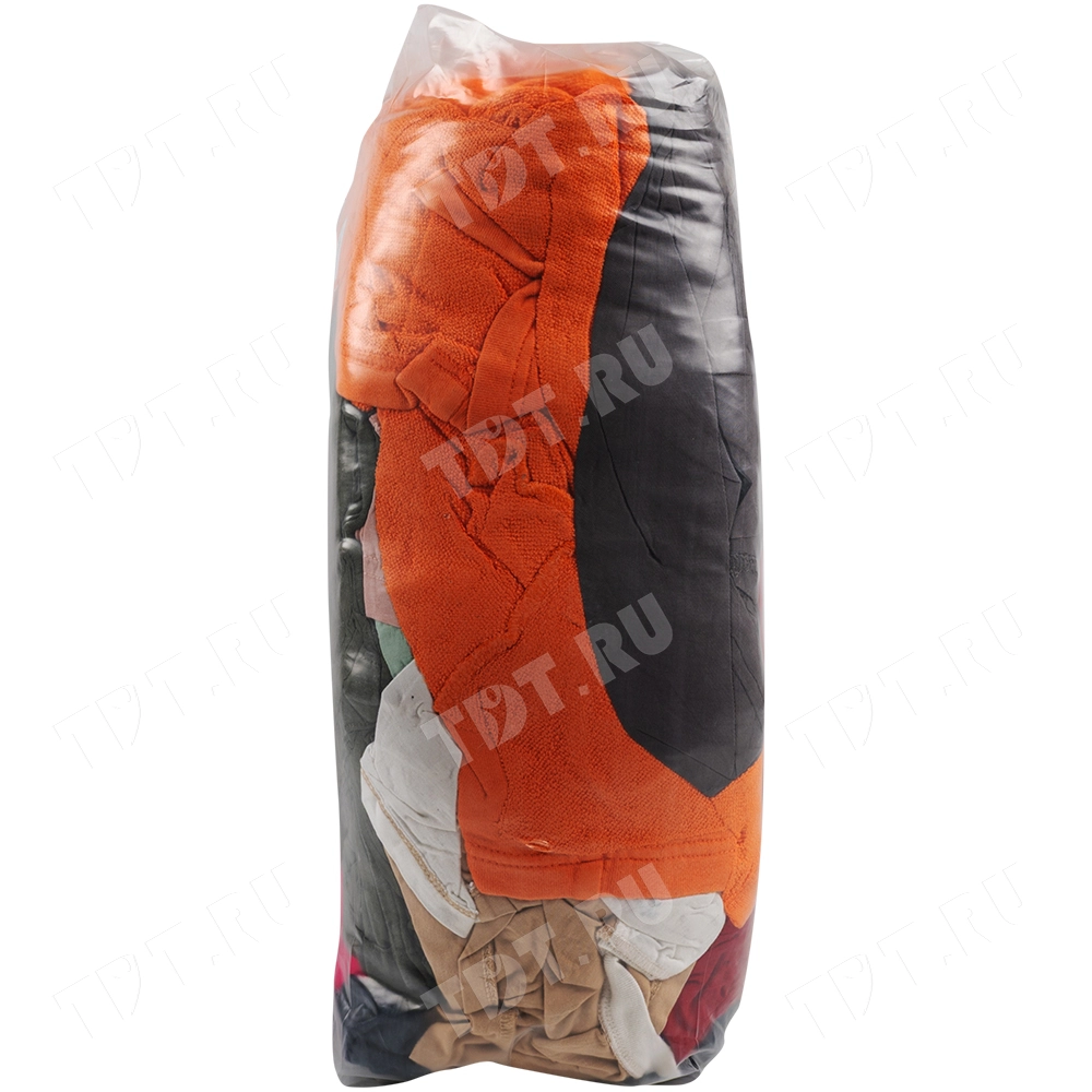 Трикотажная ветошь, цветная, 10 кг