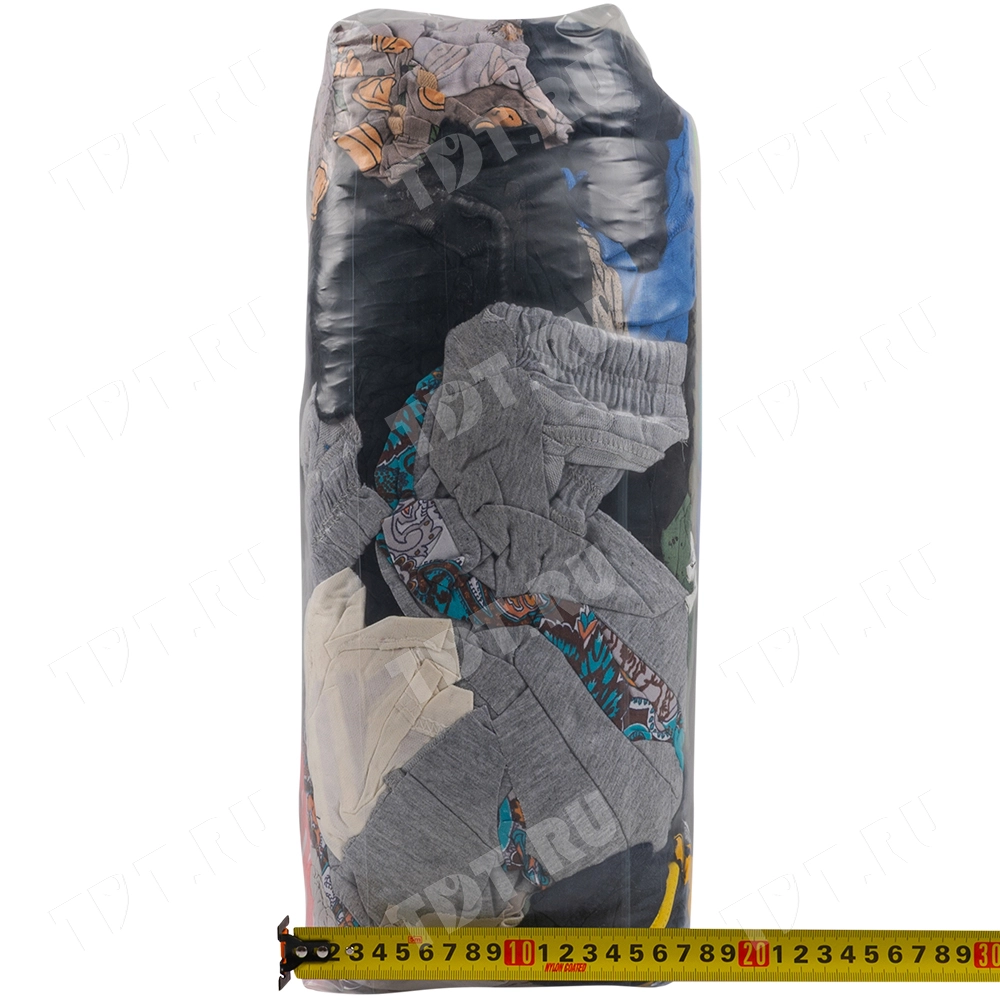 Трикотажная ветошь, цветная, 10 кг