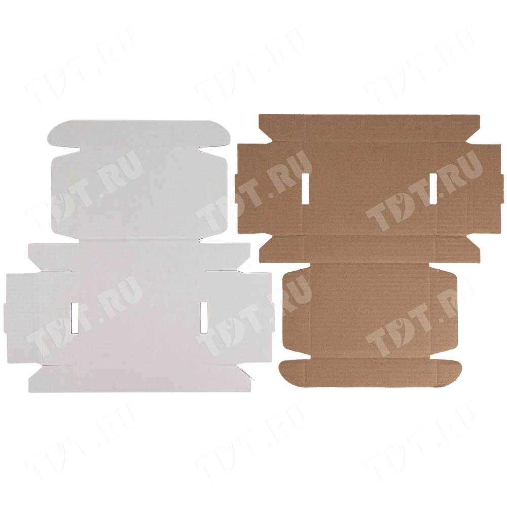 Короб №64-Ц, беленый, 170*130*40 мм, Т-23 В