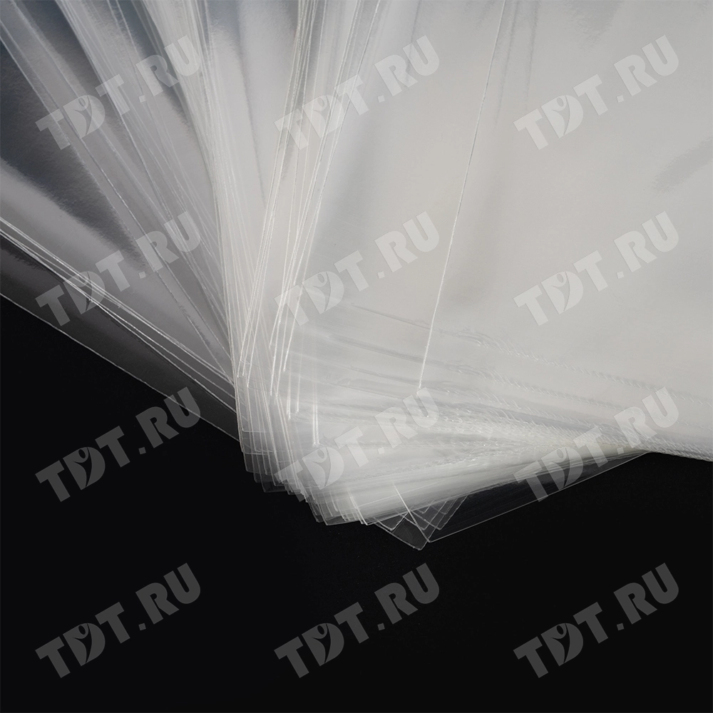 Прозрачный БОПП пакет с клеевым клапаном, 10*8 см, 100 шт.