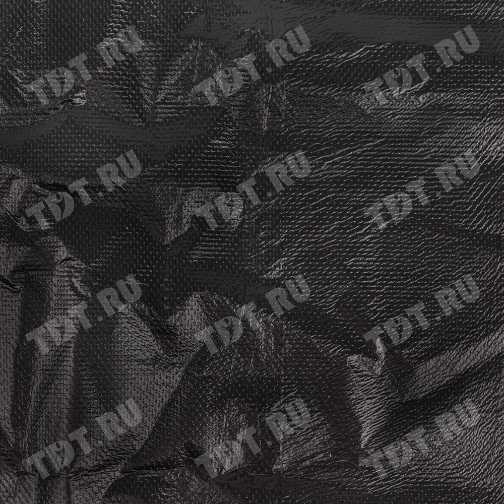 Черный пакет майка ПНД, 25+12*45см, 9 мкм, 100шт.