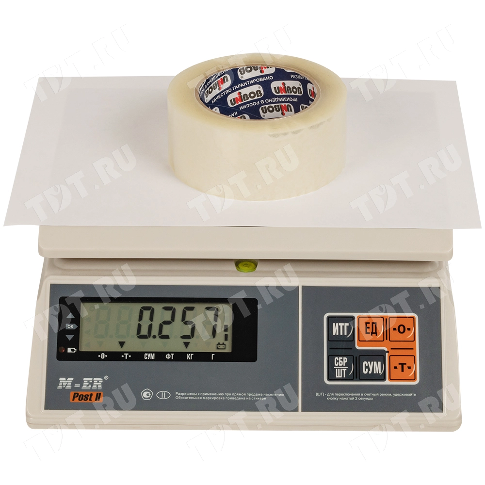 Клейкая лента прозрачная Unibob®, 48мм*132м*40мкм