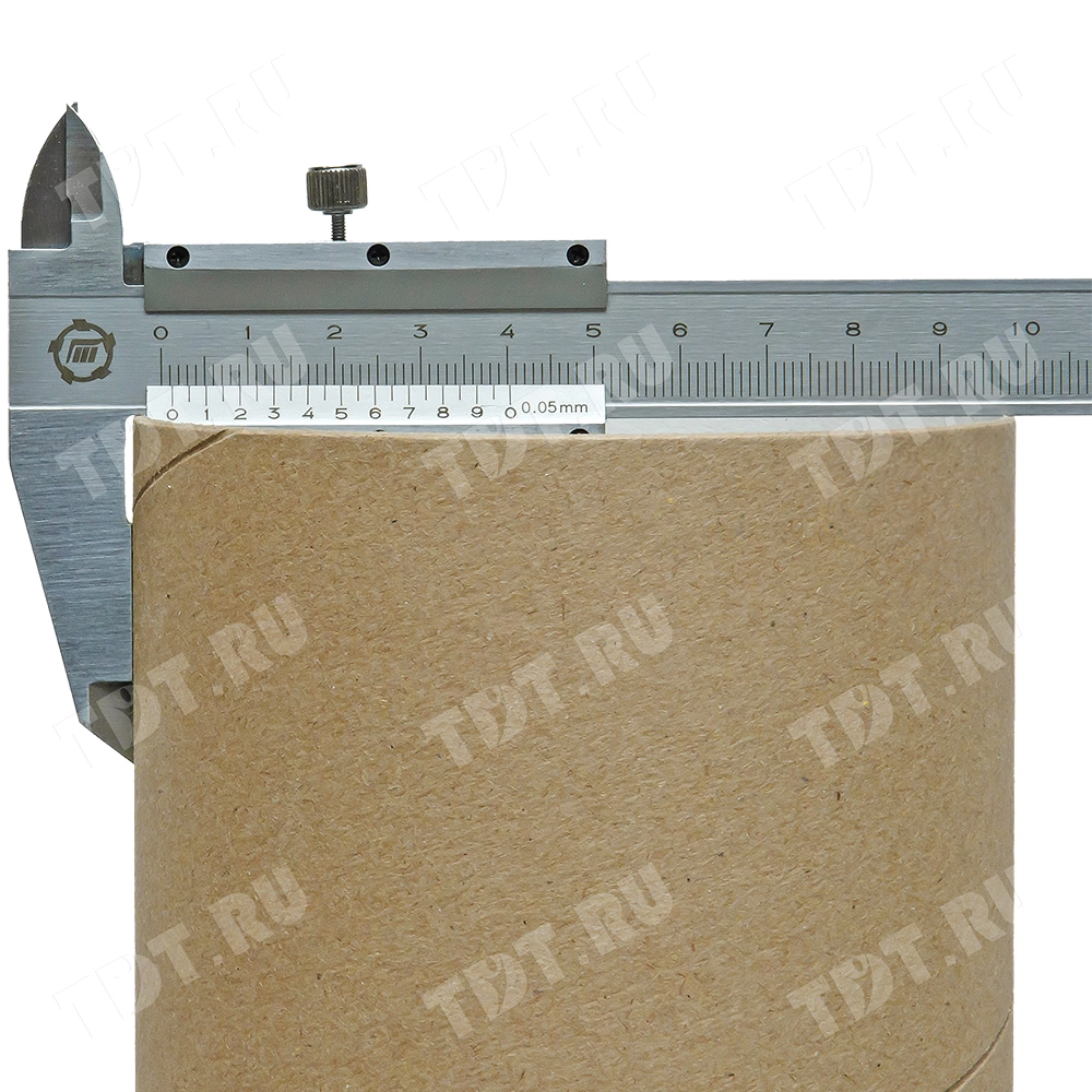 Картонный тубус с жестяной крышкой, 92*160 мм