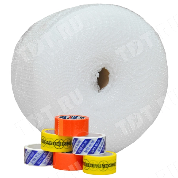 Воздушно пузырьковая пленка, 50*0.3 м «Компакт», 40 г/м², двухслойная