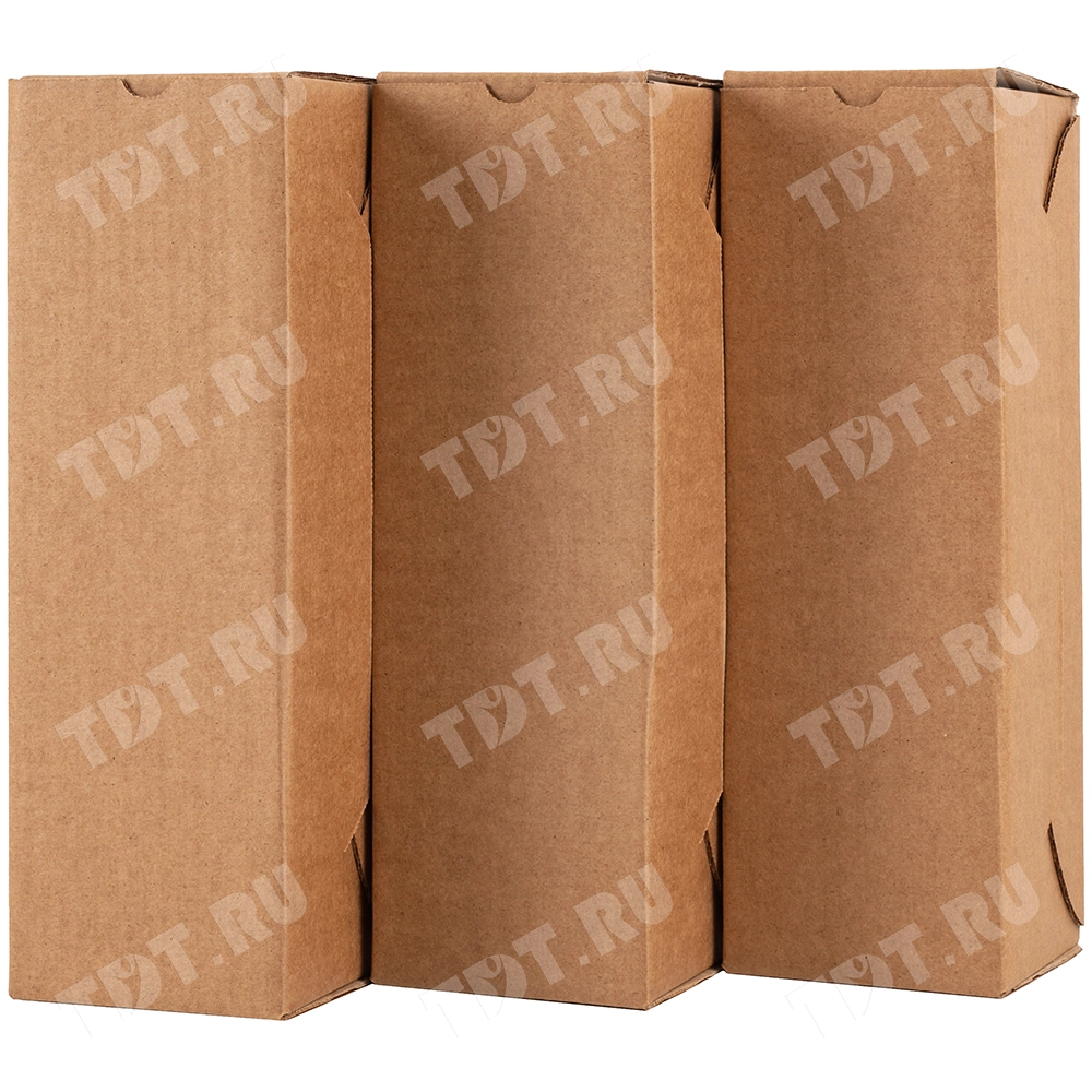 Картонная коробка для бутылки №95, 100*100*310 мм, Т-24 В