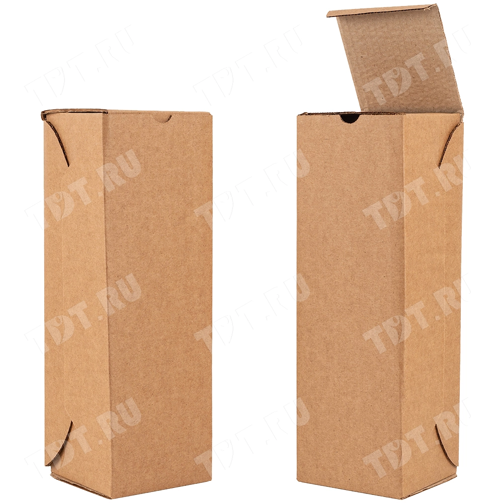 Картонная коробка для бутылки №95, 100*100*310 мм, Т-24 В