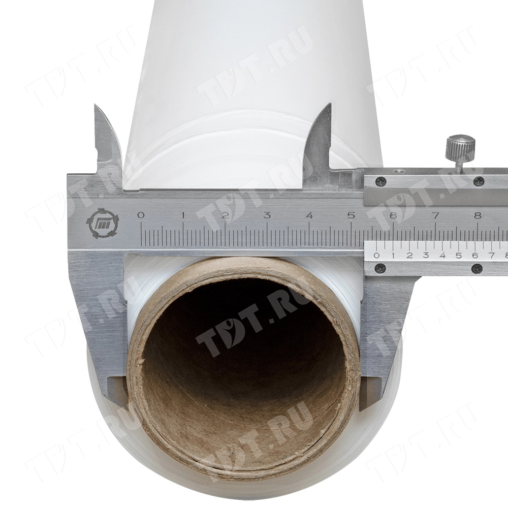 Стрейч пленка белая в рулоне, 500 мм, 23 мкм, 1.2 кг, 1 сорт