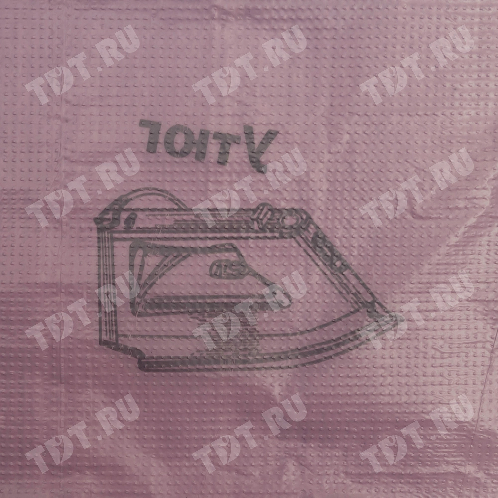 Пакет майка ПНД «Электроника» фиолетовый, 36+20*56см, 15 мкм, 50шт.