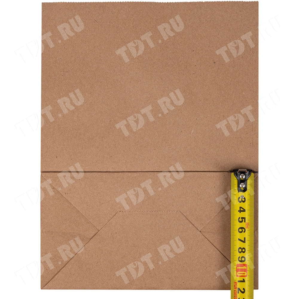 Крафт пакет без ручек, 70 г/м², 22*12*29 см