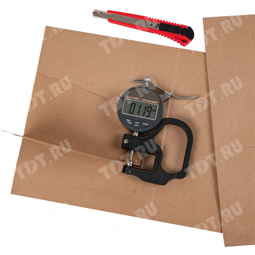 Крафт пакет без ручек, 70 г/м², 22*12*29 см