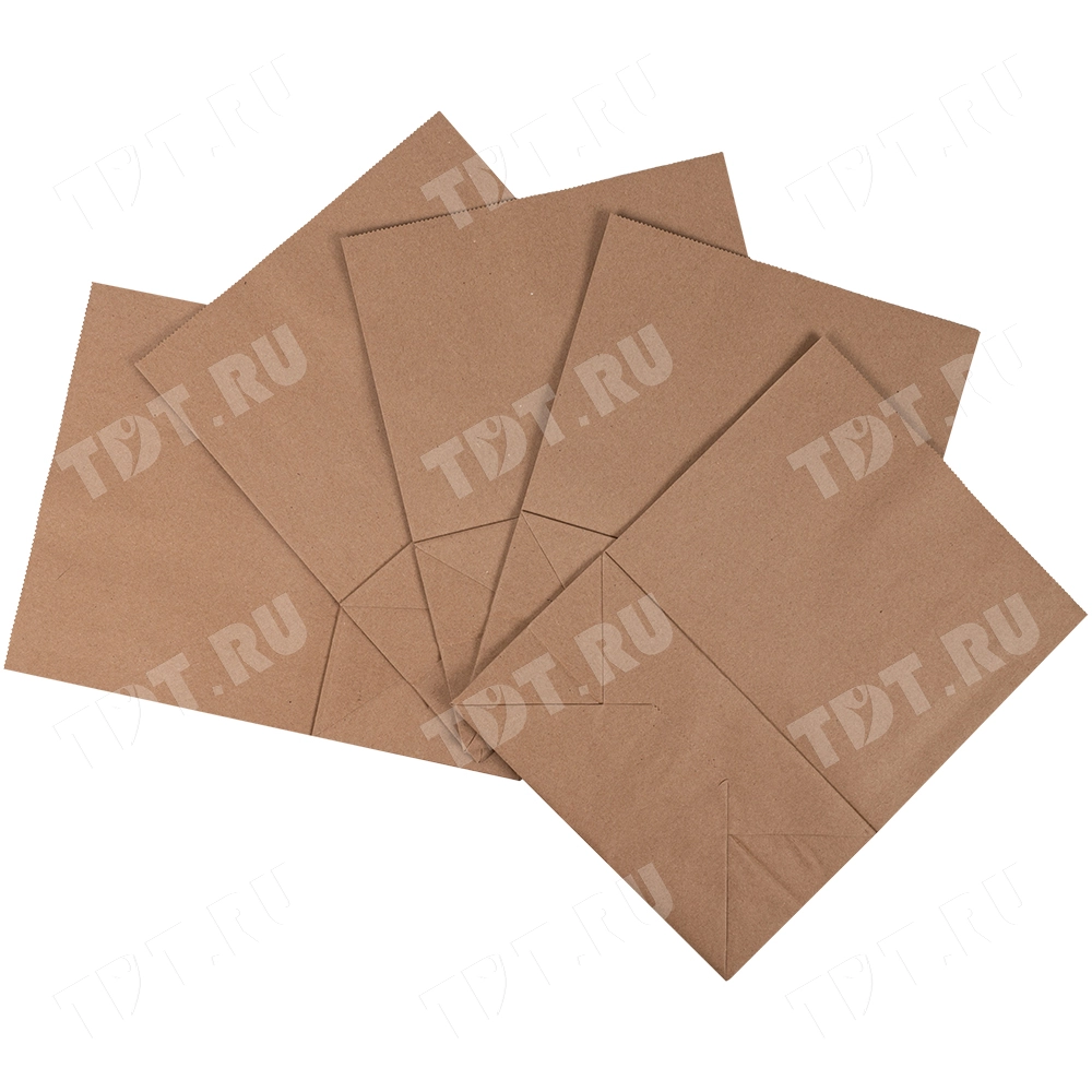 Крафт пакет без ручек, 70 г/м², 22*12*29 см