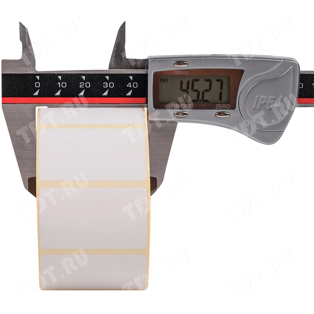 Термоэтикетки самоклеющиеся ЭКО 43*25 мм, втулка 40 мм, 1000 шт./рол.