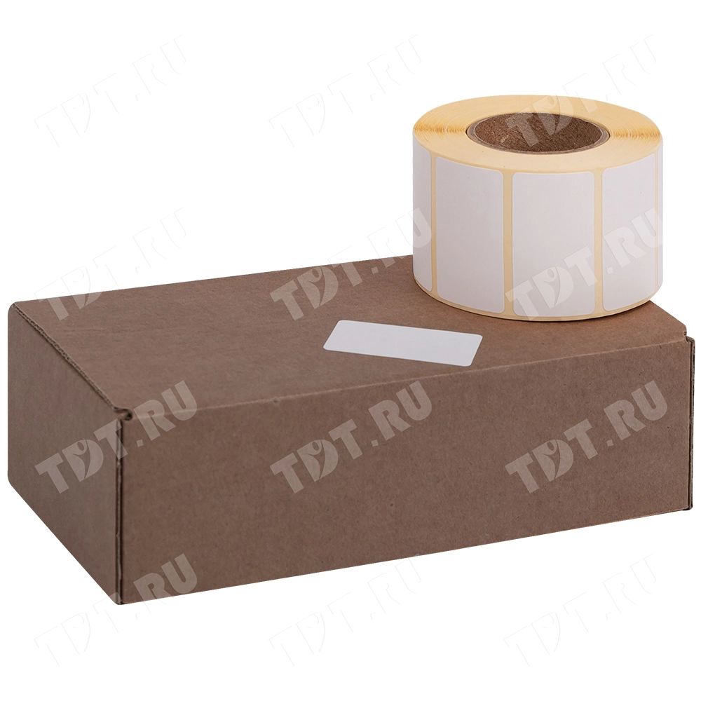 Термоэтикетки самоклеющиеся ЭКО 43*25 мм, втулка 40 мм, 1000 шт./рол.