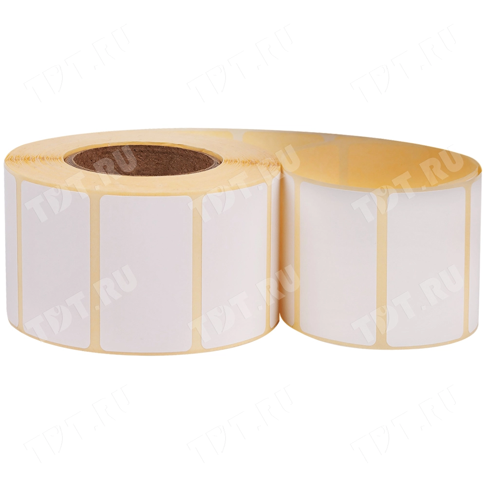 Термоэтикетки самоклеющиеся ЭКО 43*25 мм, втулка 40 мм, 1000 шт./рол.