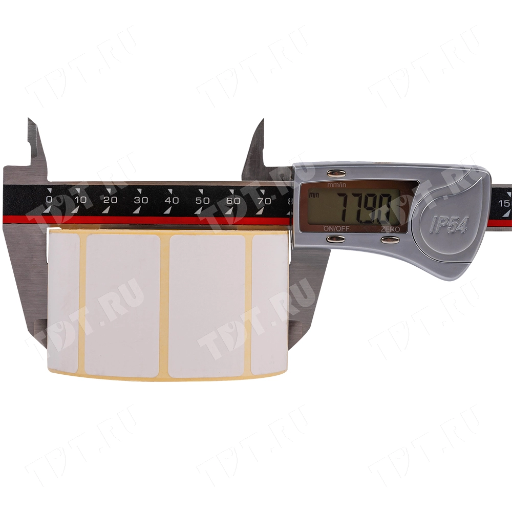 Термоэтикетки самоклеющиеся ЭКО 43*25 мм, втулка 40 мм, 1000 шт./рол.