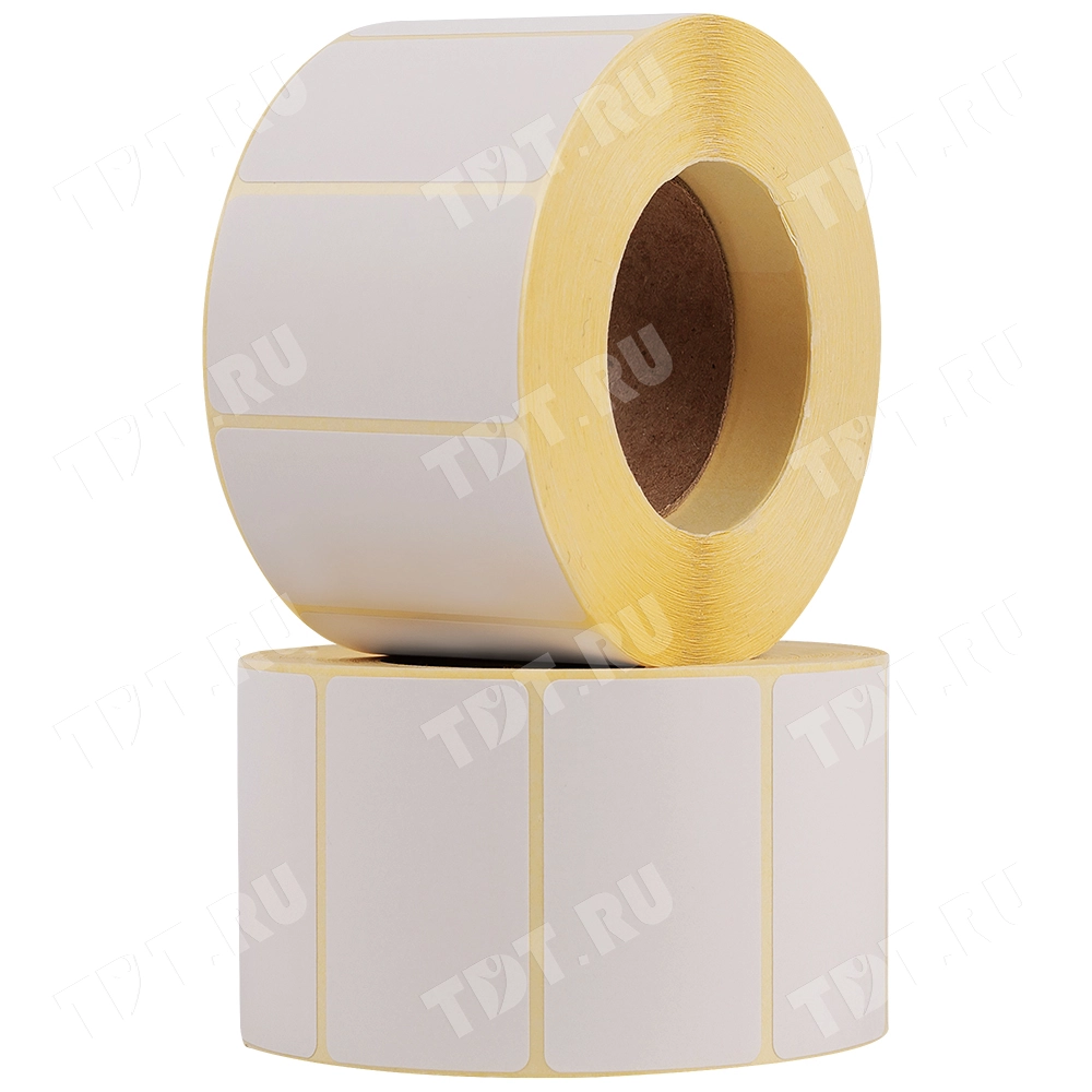 Термоэтикетки самоклеящиеся TOP 43*25 мм, втулка 40 мм, 1000 шт./рол.