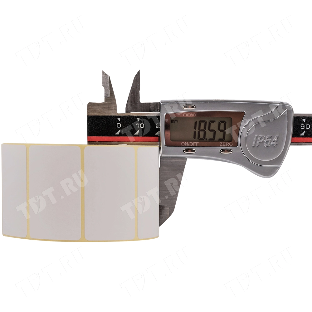 Термоэтикетки самоклеящиеся TOP 43*25 мм, втулка 40 мм, 1000 шт./рол.