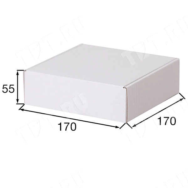 Короб КС-425 МГФ, белый, 170*170*55 мм