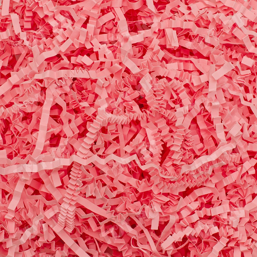 Бумажный наполнитель «Розовая жемчужина», цветная бумага, розовый, 1 кг