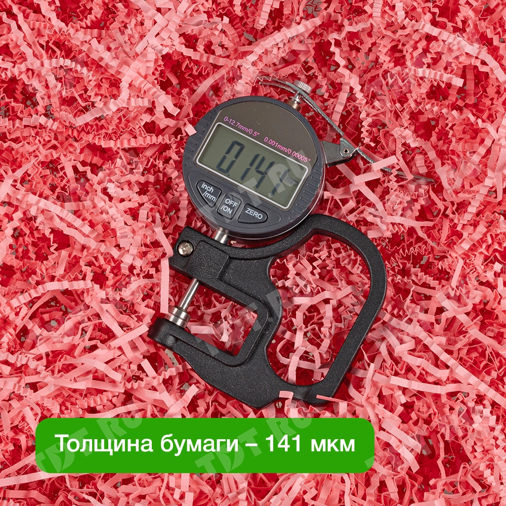 Бумажный наполнитель «Розовая жемчужина», цветная бумага, розовый, 1 кг