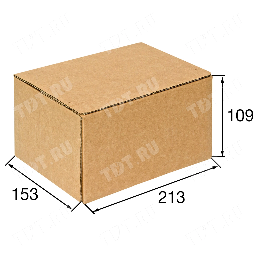 Почтовый короб PS.502 с клеевым клапаном, 213*153*109 мм, Т-23 В