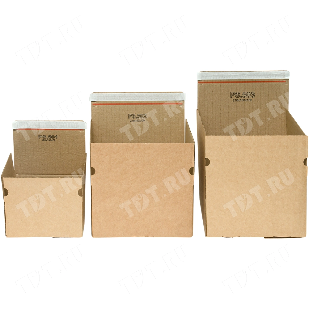 Почтовый короб PS.502 с клеевым клапаном, 213*153*109 мм, Т-23 В