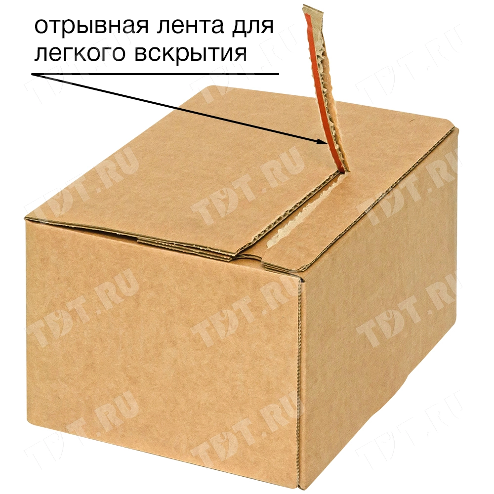 Почтовый короб PS.502 с клеевым клапаном, 213*153*109 мм, Т-23 В