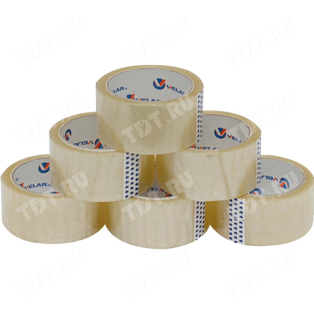 Клейкая лента прозрачная Velar, 48мм*33м*45мкм
