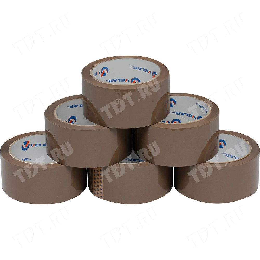 Клейкая лента коричневая Velar, 48мм*66м*45мкм