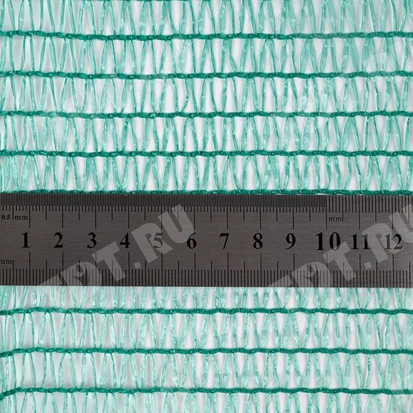 Фасадная сетка защитная, зеленая, 35 г/м², 4*100 м, затенение 35-40%