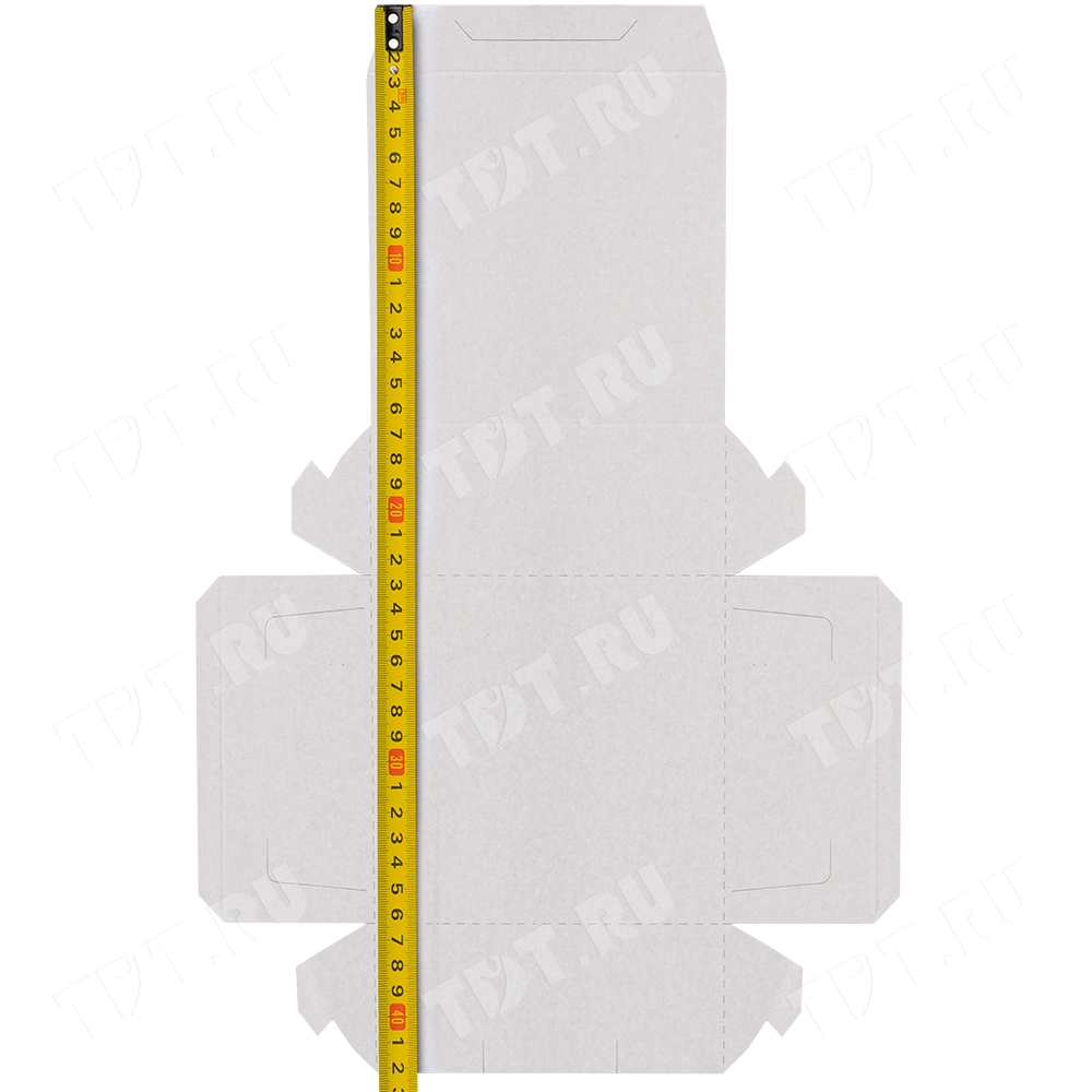 Коробка крафт кондитерская, беленая, 140*140*60 мм