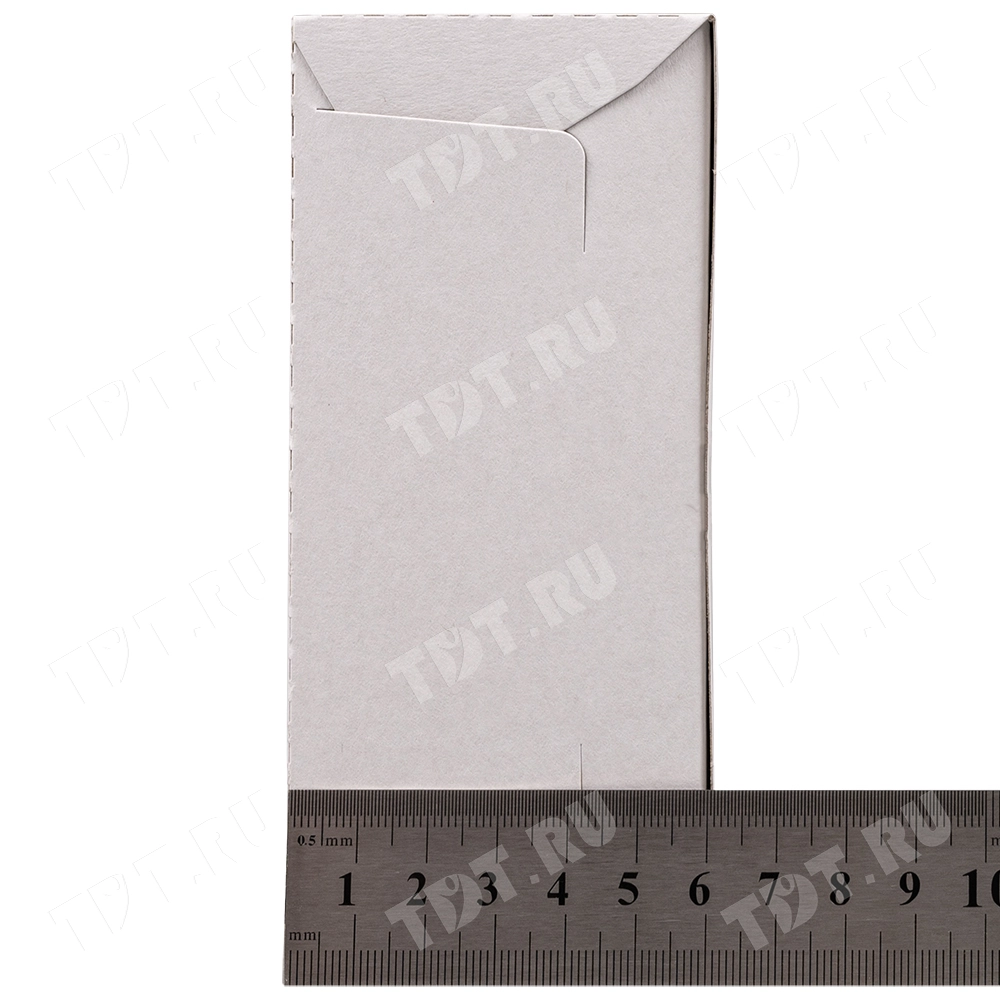 Коробка крафт кондитерская, беленая, 140*140*60 мм