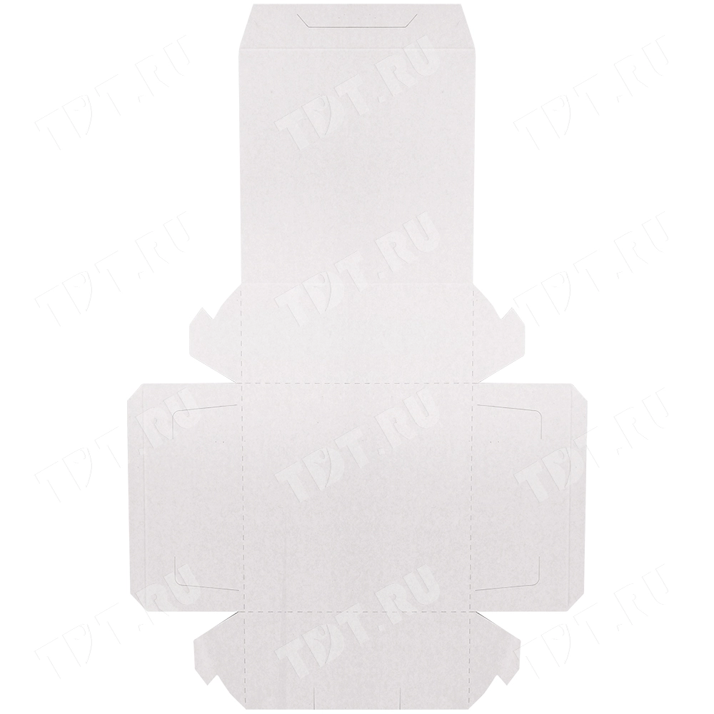 Коробка крафт кондитерская, беленая, 140*140*60 мм