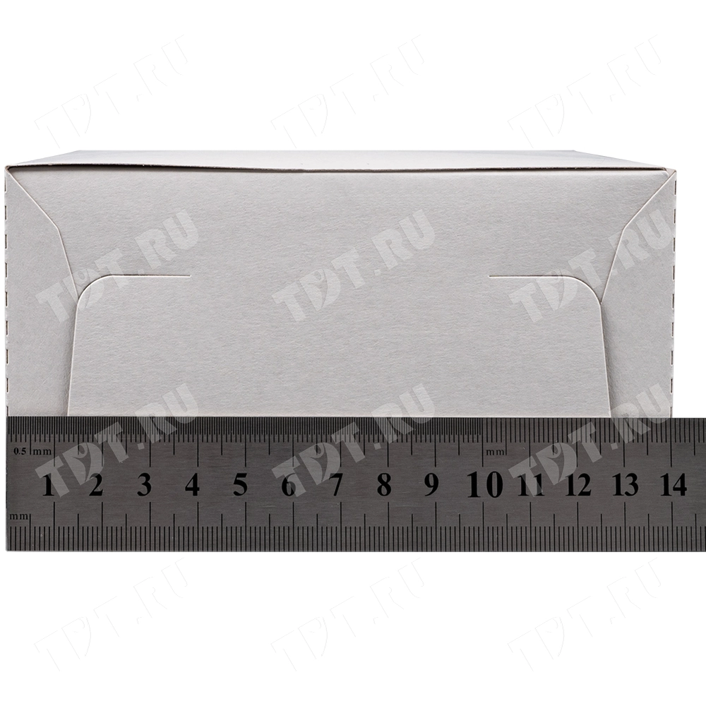 Коробка крафт кондитерская, беленая, 200*140*80 мм