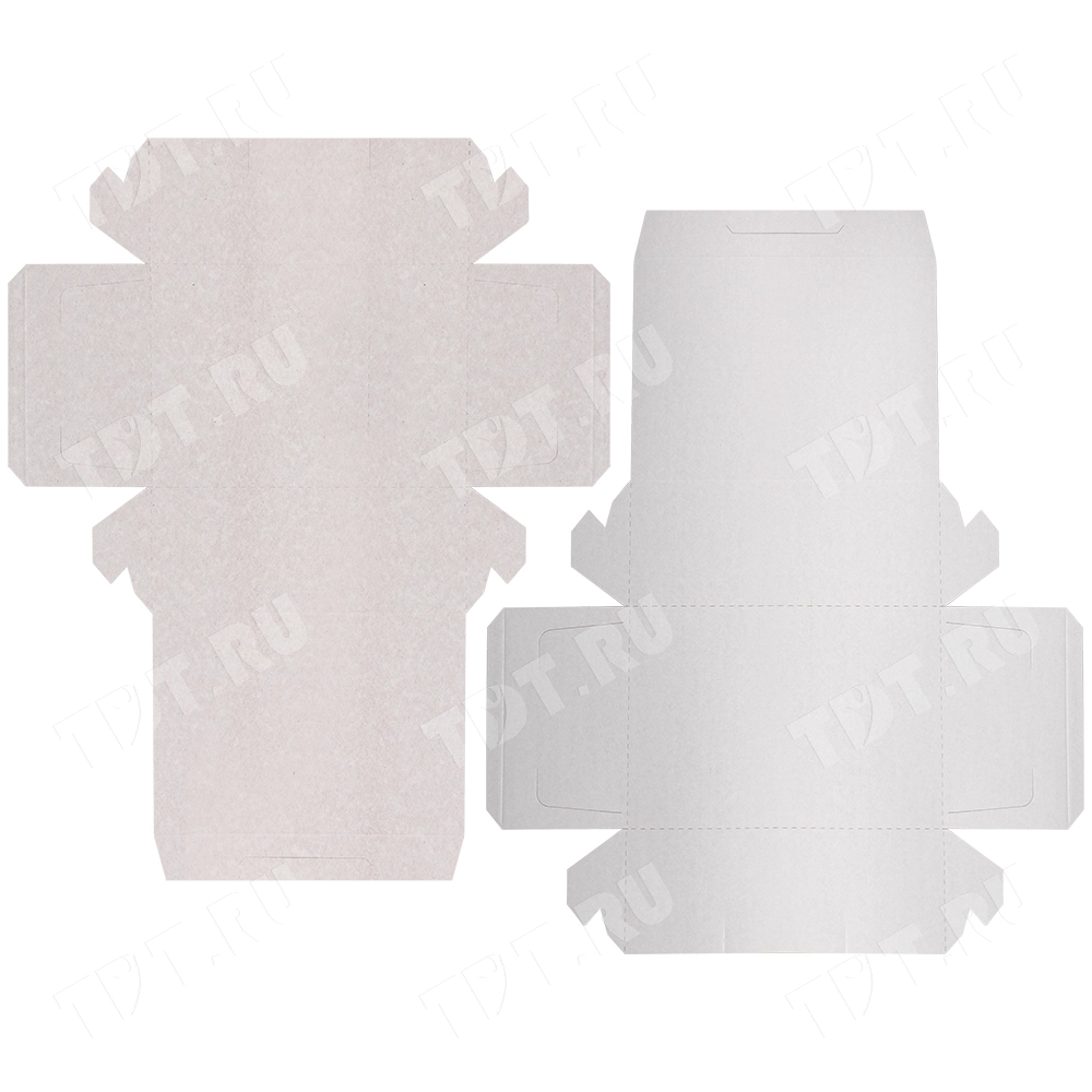 Коробка крафт кондитерская, беленая, 200*140*80 мм