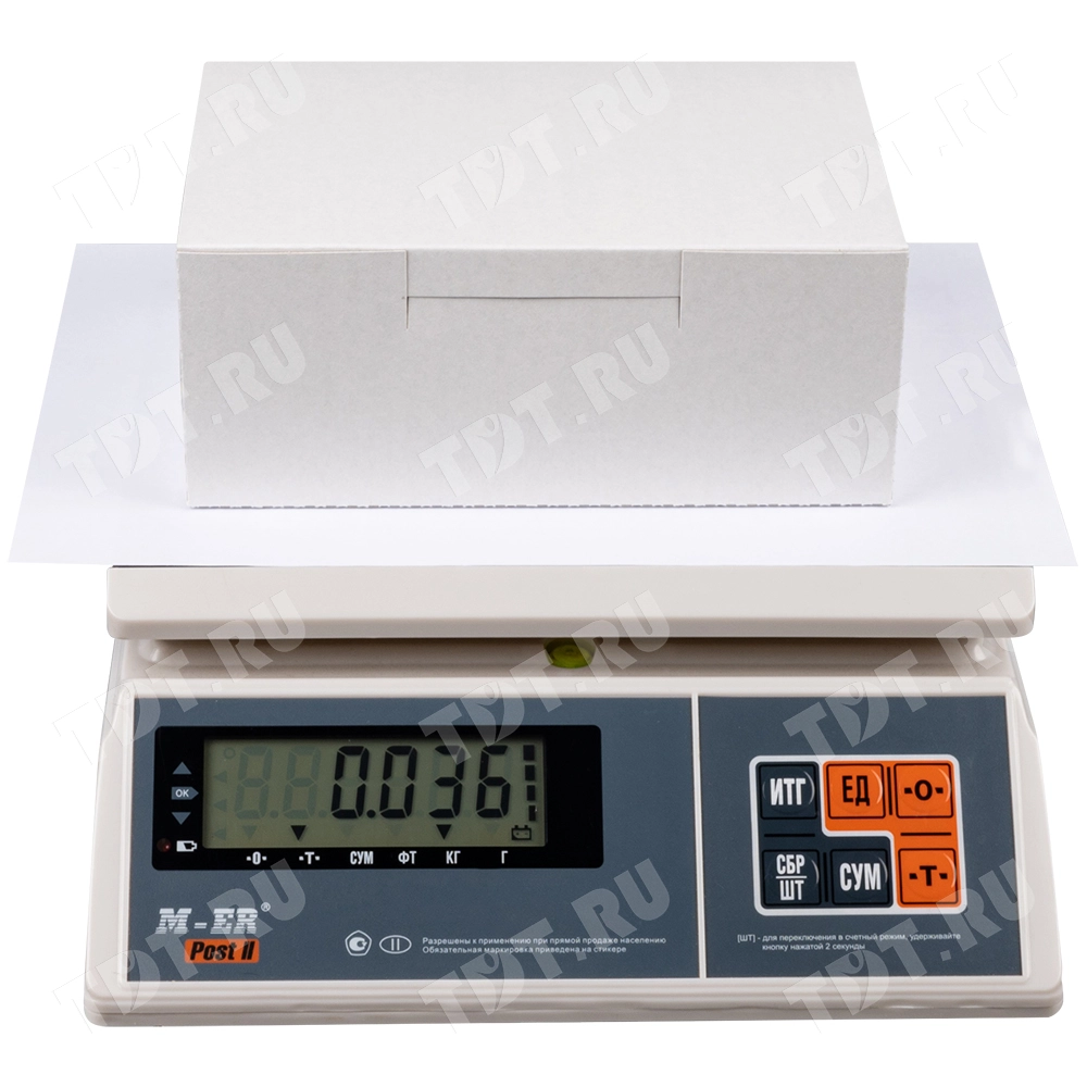 Коробка крафт кондитерская, беленая, 200*140*80 мм