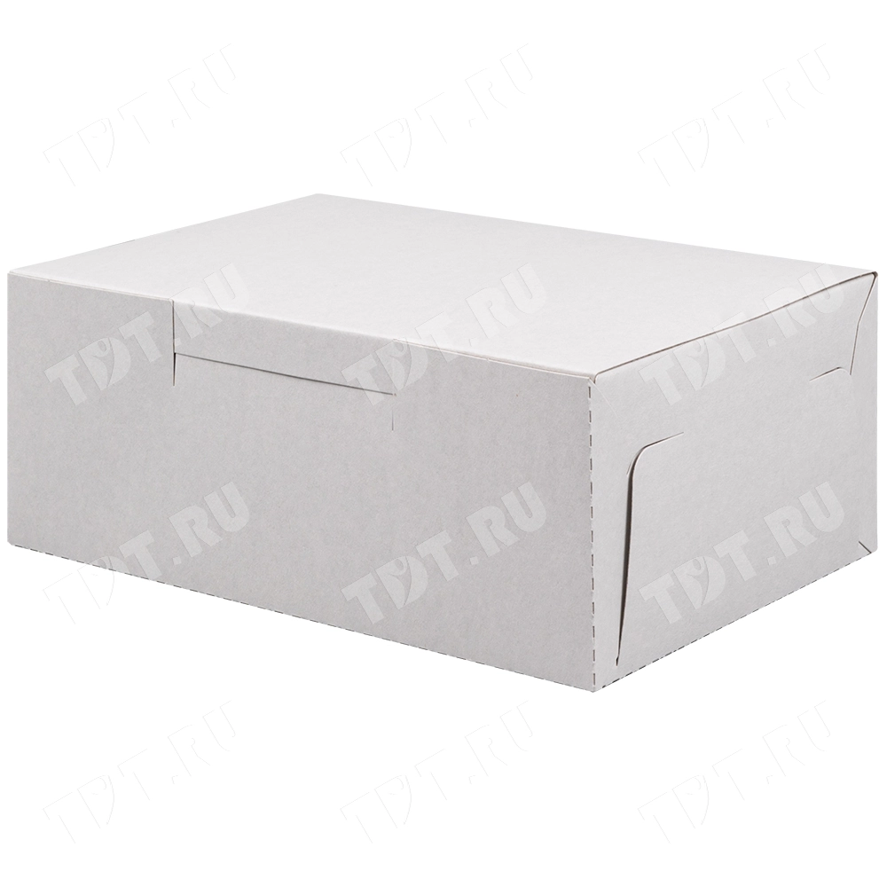 Коробка крафт кондитерская, беленая, 200*140*80 мм