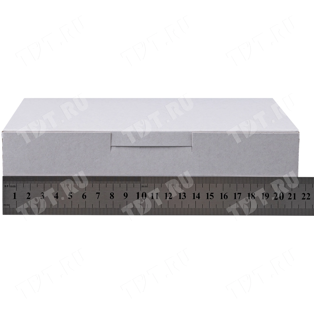 Коробка крафт кондитерская, беленая, 215*150*60 мм